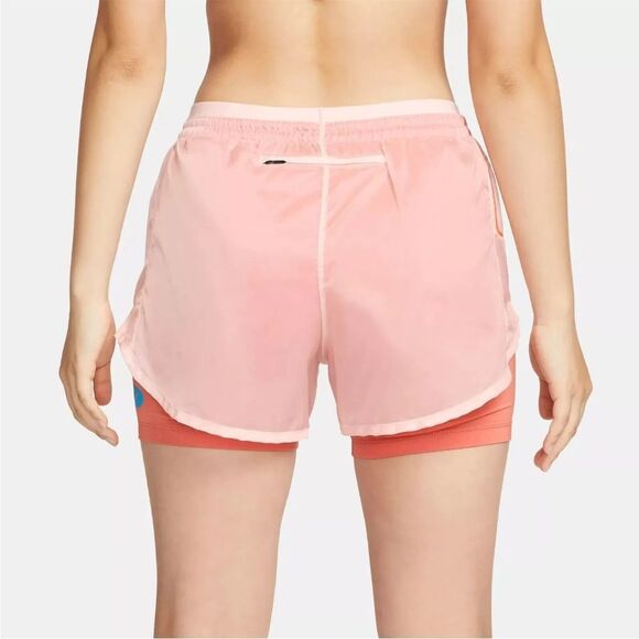 SOLD NWT Nike Icon Clash Tempo Luxe Pink 2-in-1 Mid-Rise Running Shorts XL - Picture 5 of 8